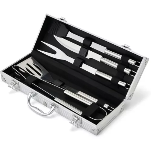 Boîte de rangement ustensiles barbecue avec fermoir