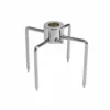 Brochette tournante manuelle pour barbecue charbon