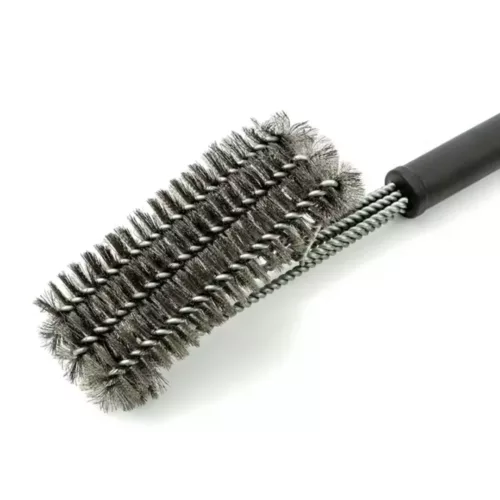 Brosse nettoyage barbecue triple tête inox