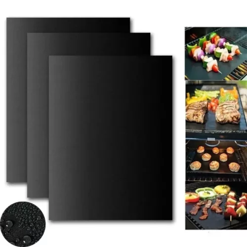 Tapis anti-éclaboussures pour plancha extérieure