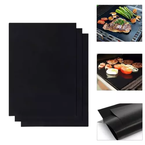 Tapis cuisson barbecue réutilisable anti-adhésif