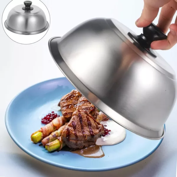 Cloche cuisson barbecue anti projection chaleur – Image 2