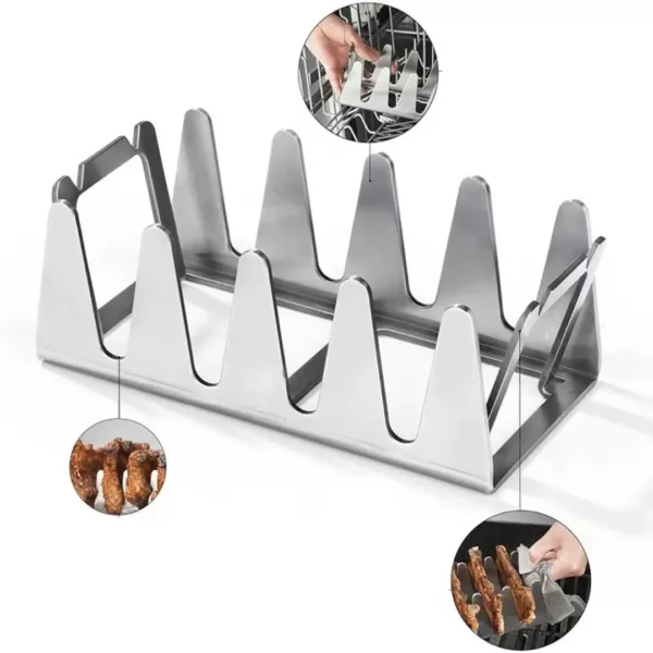 Support côte de bœuf pour cuisson indirecte – Image 3