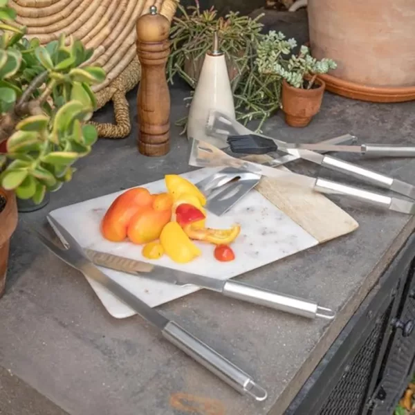 Boîte de rangement ustensiles barbecue avec fermoir – Image 3