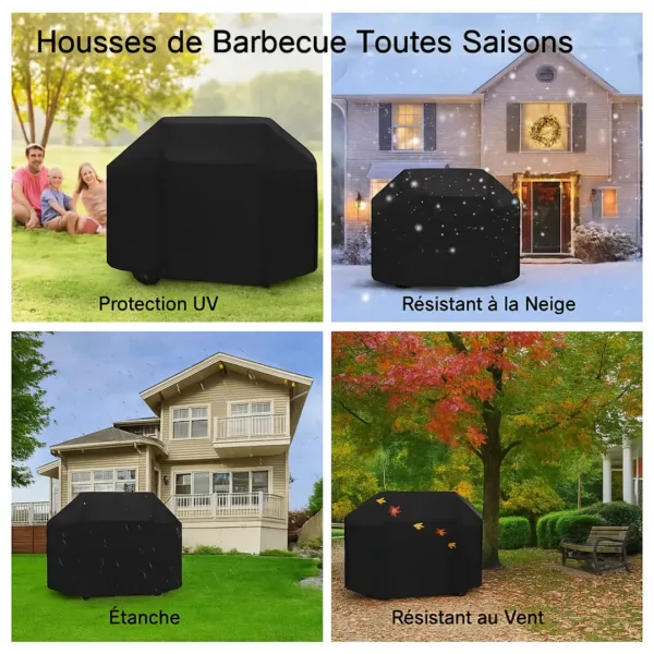 Housse barbecue étanche avec cordon de serrage – Image 3
