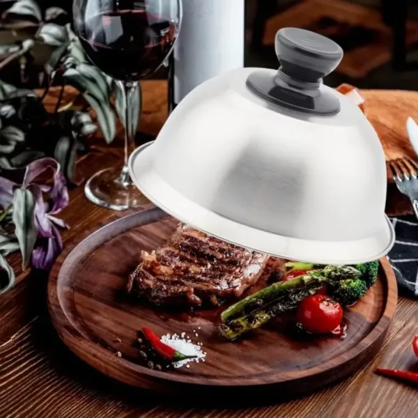 Cloche cuisson barbecue anti projection chaleur – Image 4