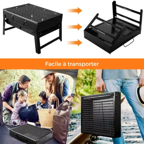 Mini barbecue pliable portable pour pique-nique – Image 4