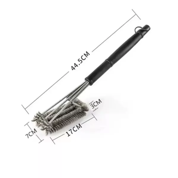 Brosse nettoyage barbecue triple tête inox – Image 5