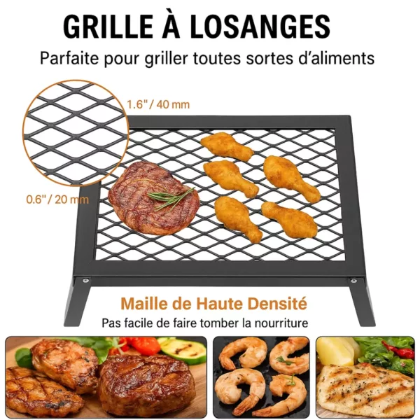 Grille barbecue pliable pour feu de bois – Image 5