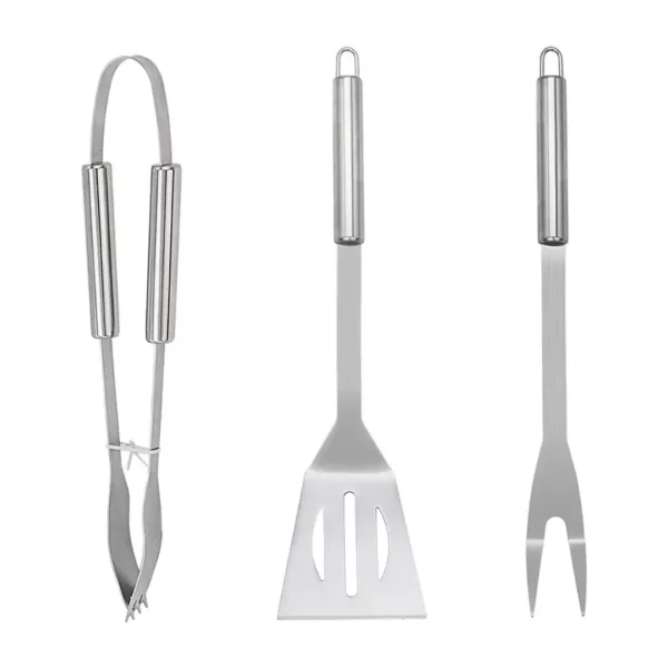 Kit ustensiles barbecue enroulable avec pochette – Image 5