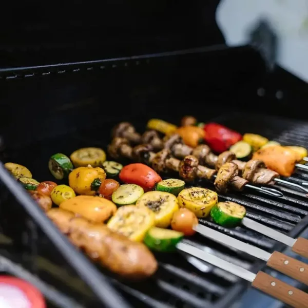 Brochettes métal réutilisables avec embout plat – Image 7