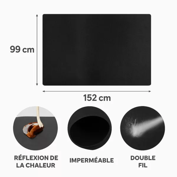 Tapis de sol ignifugé pour barbecue – Image 5