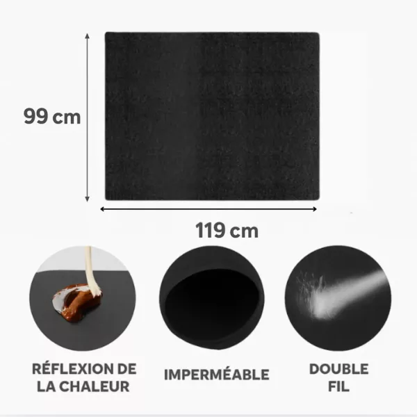 Tapis de sol ignifugé pour barbecue – Image 6