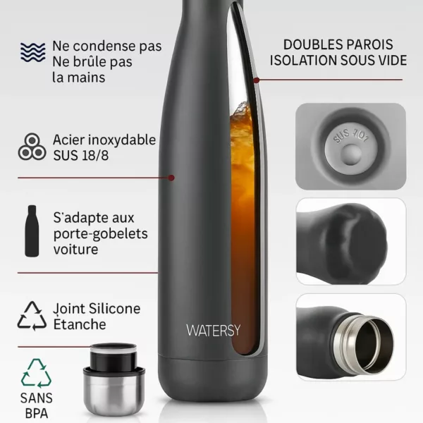 Bouteille isotherme inox pour boissons barbecue – Image 2