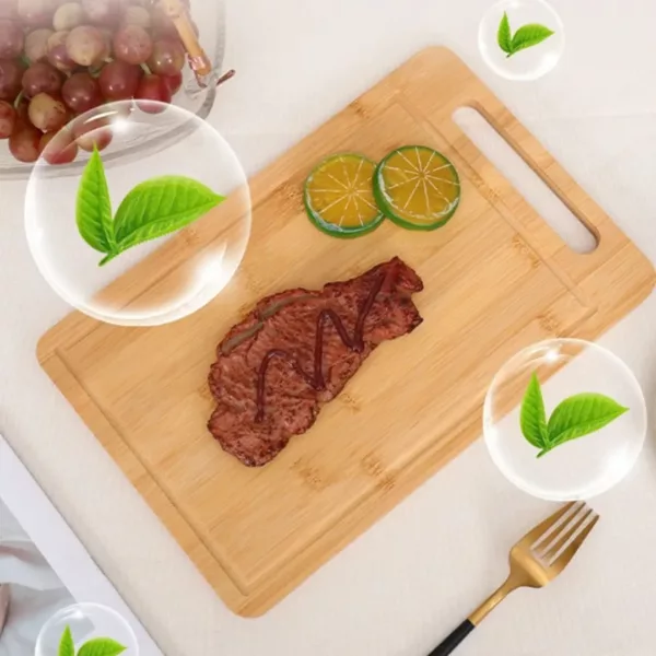 Planche à découper barbecue avec rigole jus – Image 2