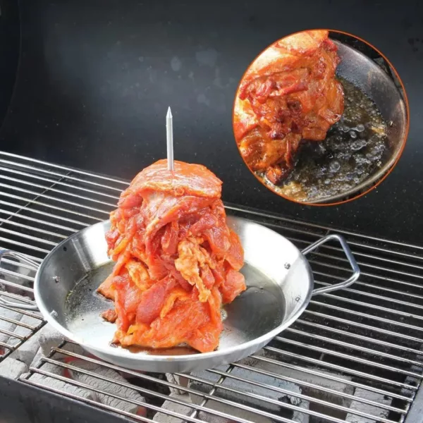 Support brochette vertical pour barbecue charbon – Image 3