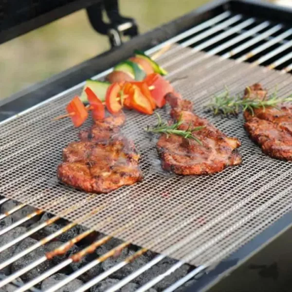 Tapis barbecue réutilisable anti-adhésif haute température – Image 2