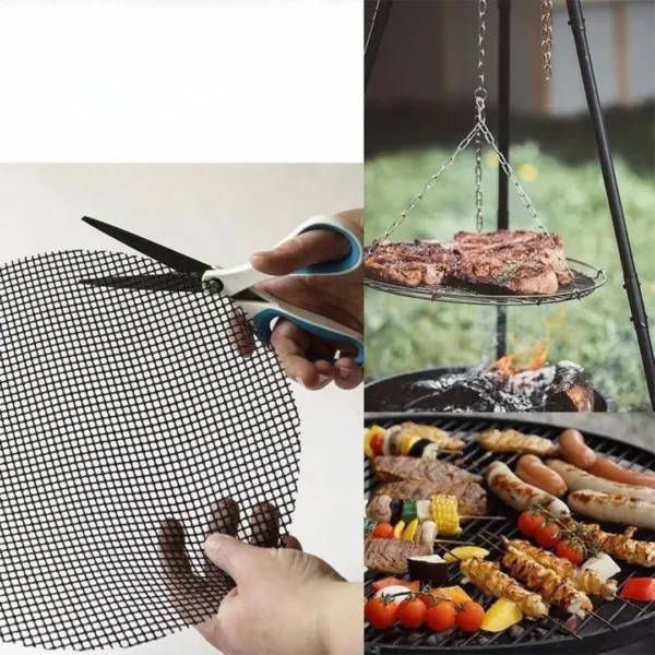 Tapis barbecue réutilisable anti-adhésif haute température – Image 6