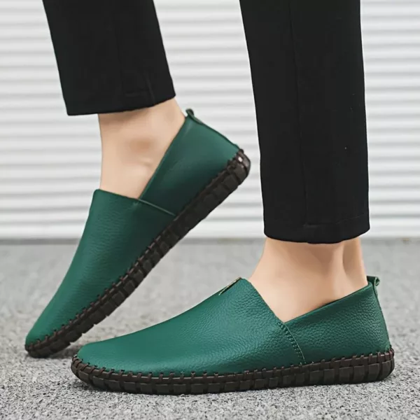 Mocassin homme cuir souple minimaliste – Image 7
