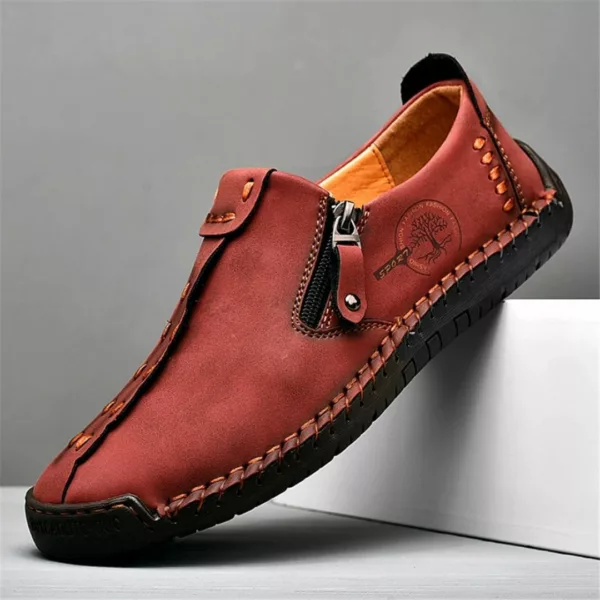Mocassin homme zip style vintage – Image 16