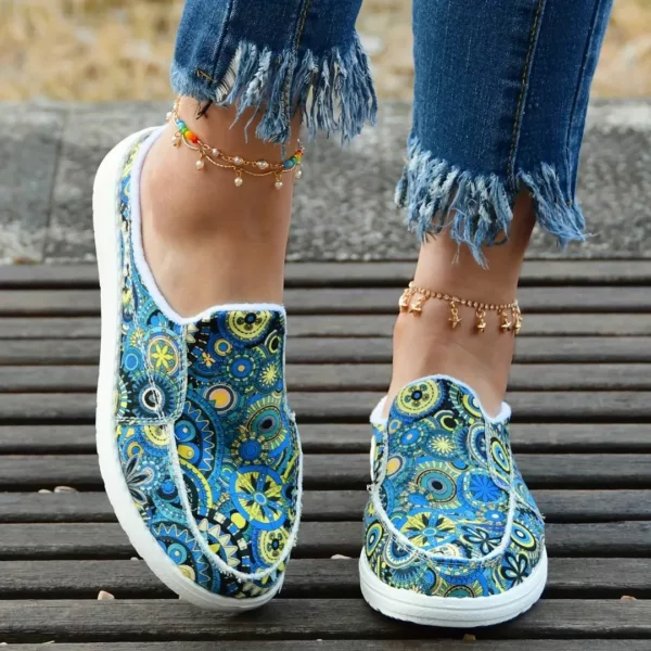 Slip-on femme mandala semelle épaisse – Image 10