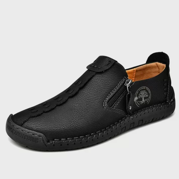 Mocassin homme zip style vintage – Image 2
