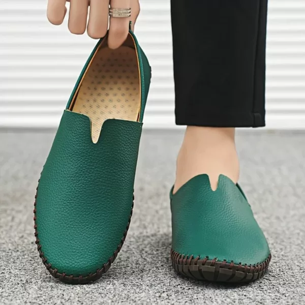 Mocassin homme cuir souple minimaliste – Image 8