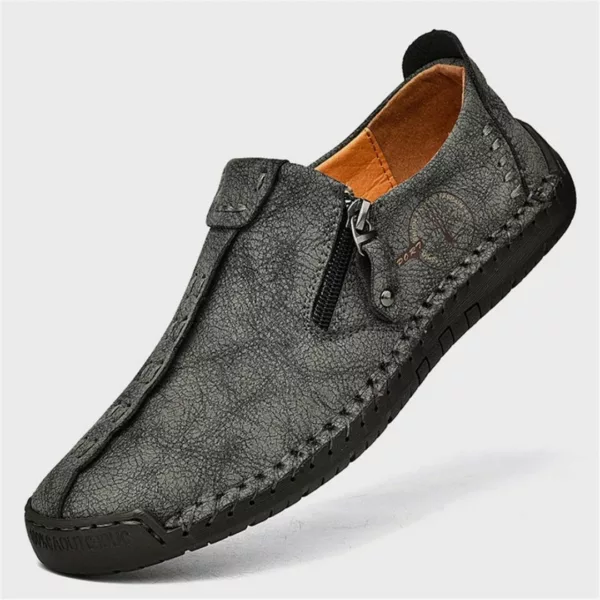 Mocassin homme zip style vintage – Image 14