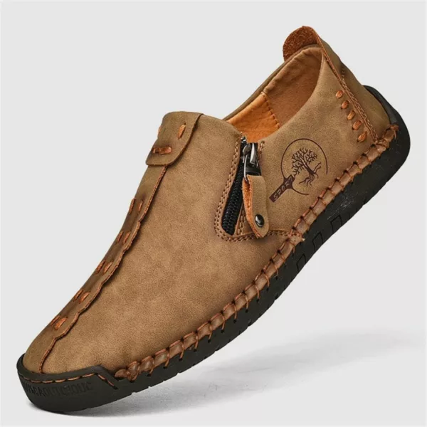 Mocassin homme zip style vintage – Image 8