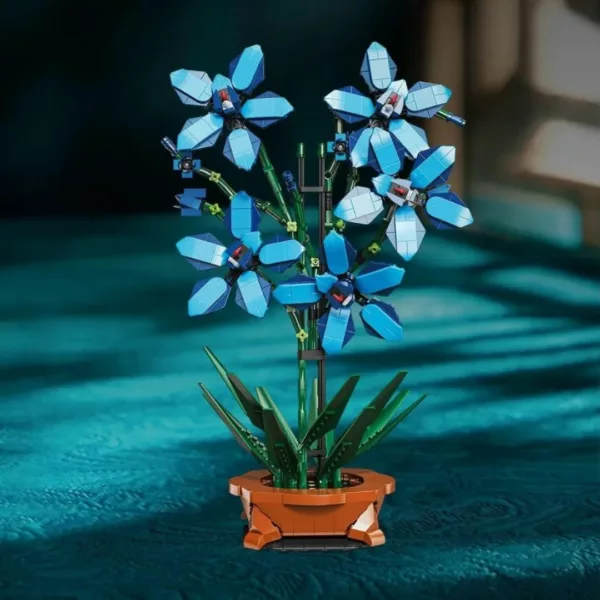 Lego orchidée tropicale tiges longues feuillage dense – Image 2