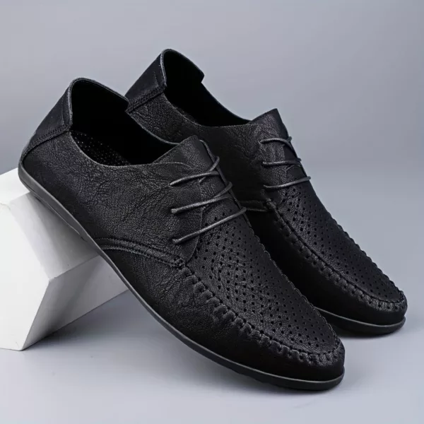Mocassin homme respirant à lacets – Image 2