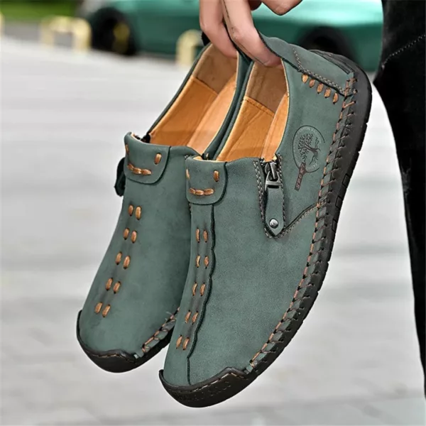 Mocassin homme zip style vintage – Image 6