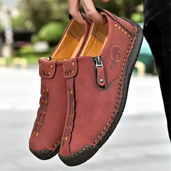 Mocassin homme zip style vintage – Image 15