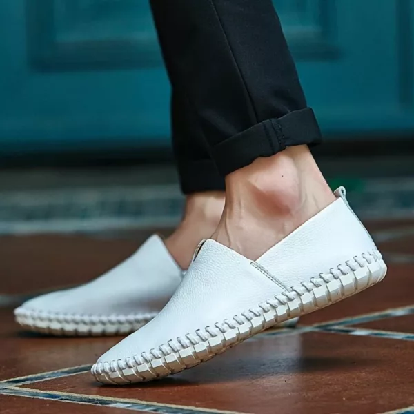 Mocassin homme cuir souple minimaliste – Image 5