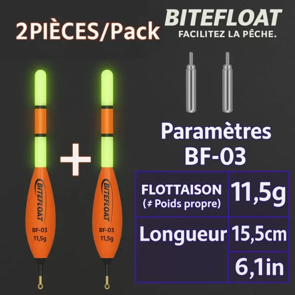 Bouchon lumineux électronique pour pêche nocturne – Image 8