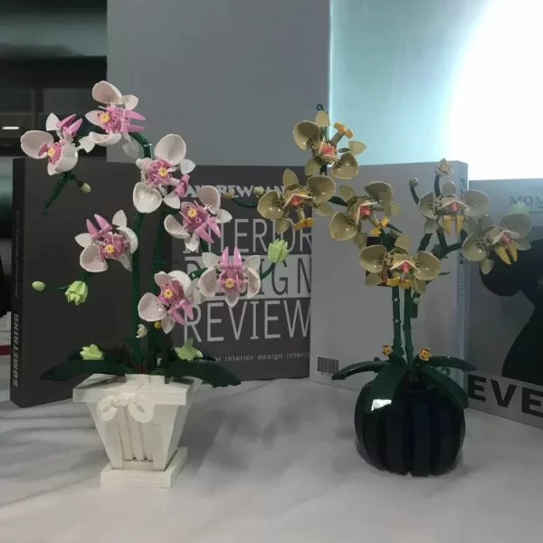 Lego orchidée floraison à construire réaliste – Image 2