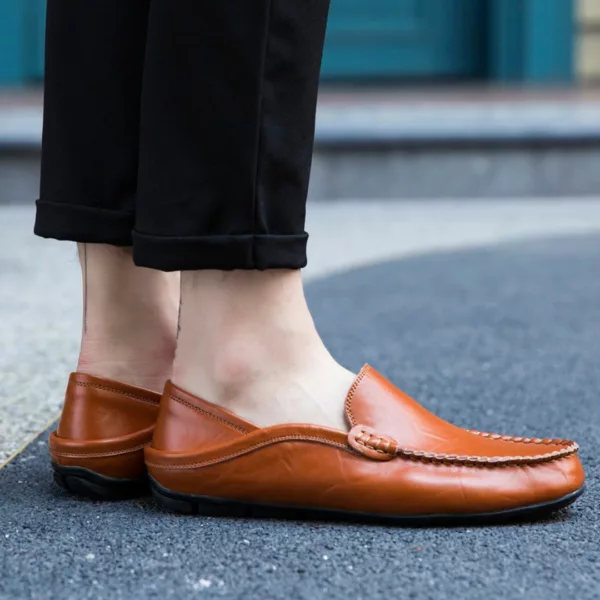 Mocassin cuir lisse homme classique – Image 2