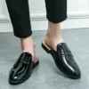 Mocassin homme verni dégradé tendance