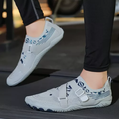 Chaussures barefoot réglables sangle croisée