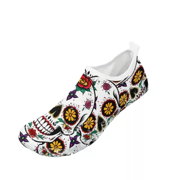 Chaussons barefoot motifs calaveras plage – Image 3