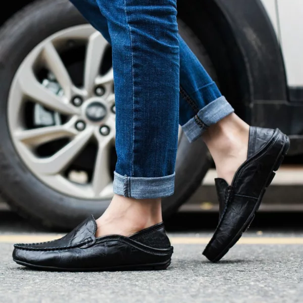 Mocassin cuir lisse homme classique – Image 6