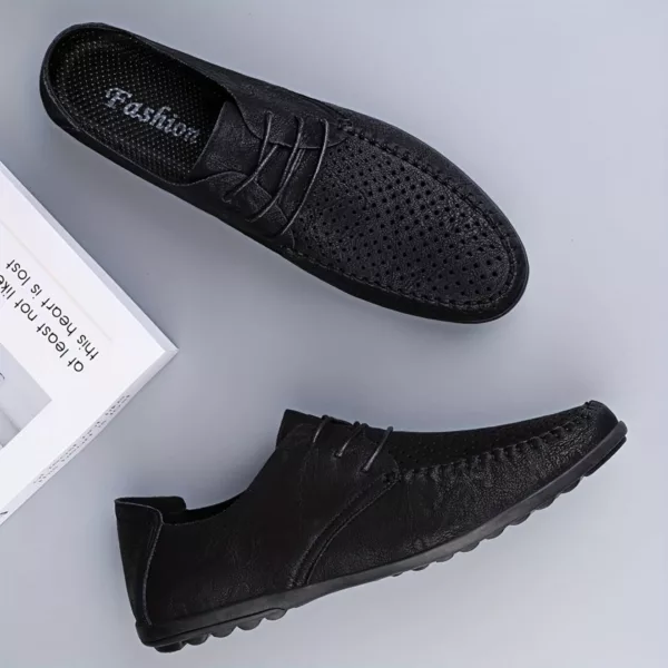 Mocassin homme respirant à lacets – Image 3