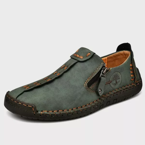 Mocassin homme zip style vintage – Image 7
