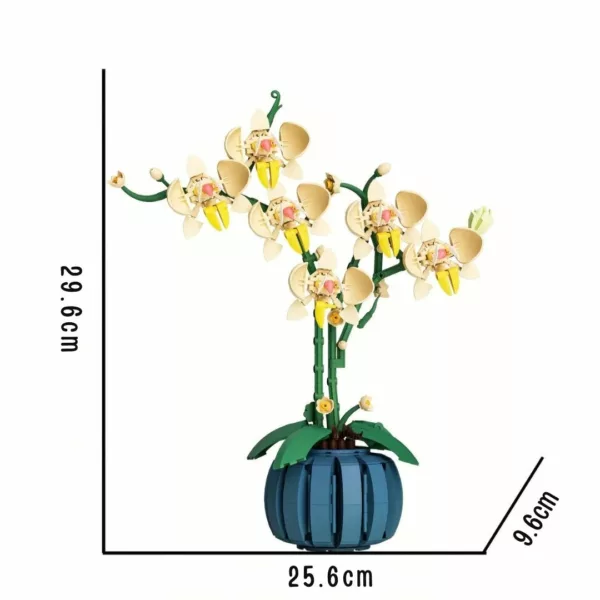 Lego orchidée floraison à construire réaliste – Image 8