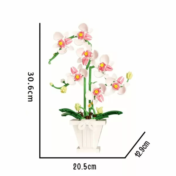 Lego orchidée floraison à construire réaliste – Image 7