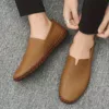 Mocassin homme cuir souple minimaliste