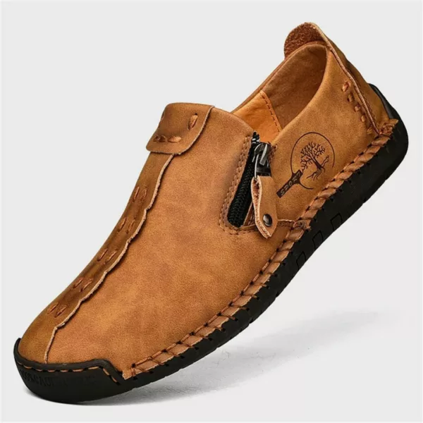 Mocassin homme zip style vintage – Image 21