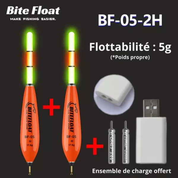 Flotteur lumineux rechargeable pour pêche nocturne – Image 11