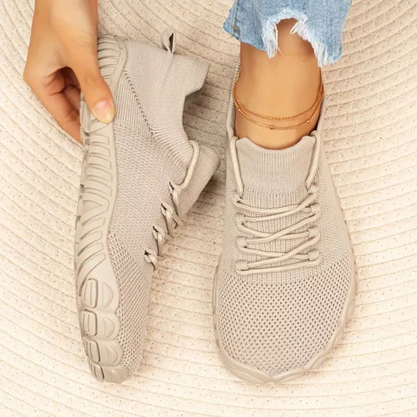 Baskets barefoot maille souple à bout large – Image 2