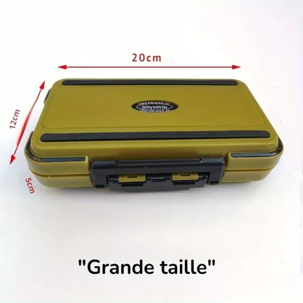 Boîte rangement hameçons avec compartiments sécurisés – Image 3